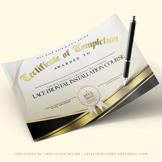 Certificate Design