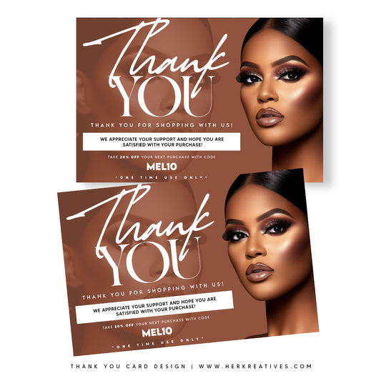 Thank You Card Design